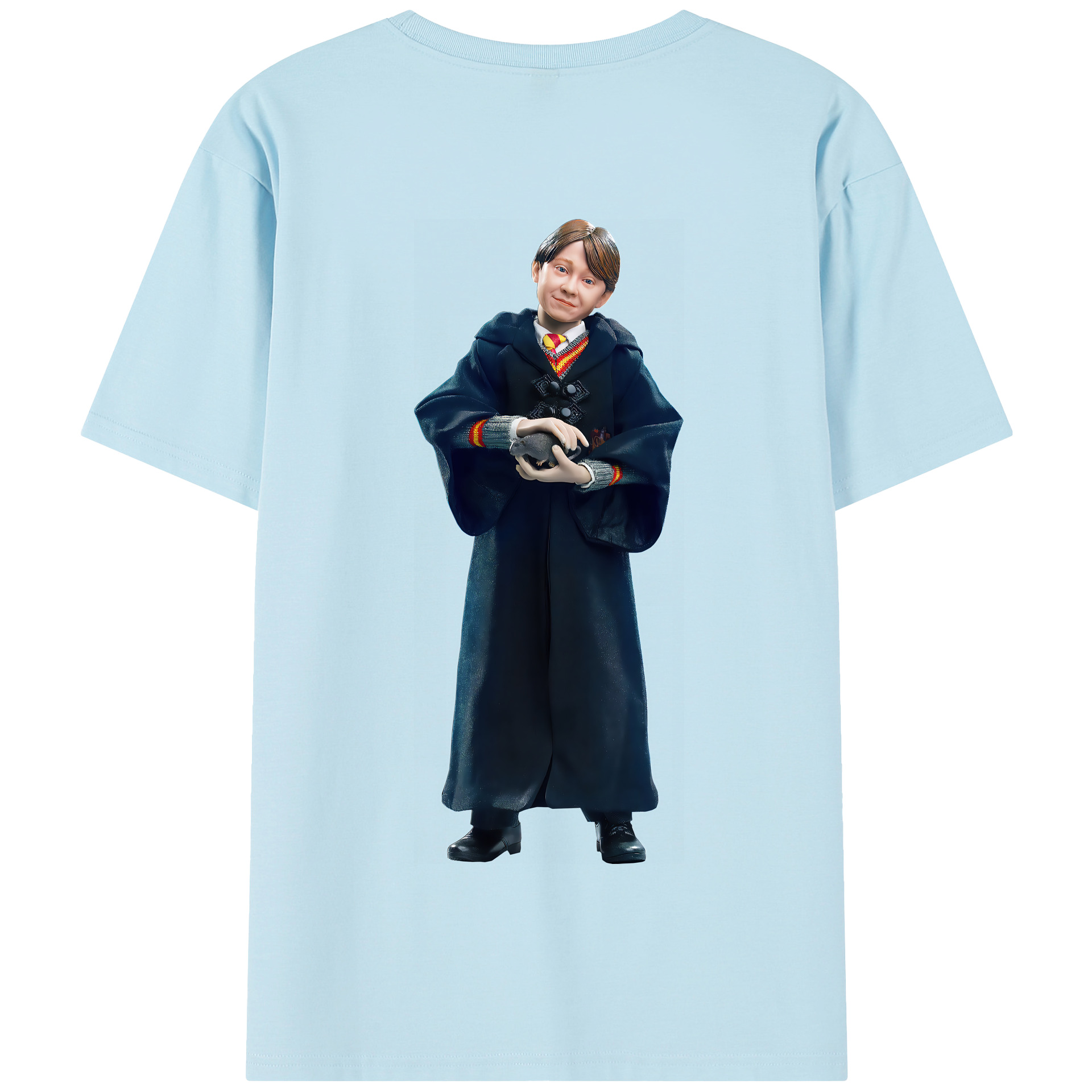 （画像用） Harry Potter ハリー・ポッターシリーズ 綿100％半袖Tシャツ（背面プリント）